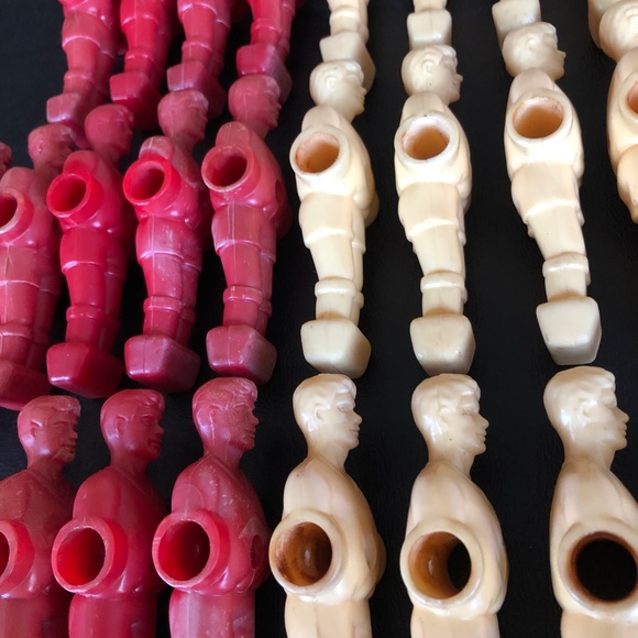 Foosball Soccer Table Games Players 4.25" (0.5" Side Holes) Replacement 26-piece - Picture 12 of 16